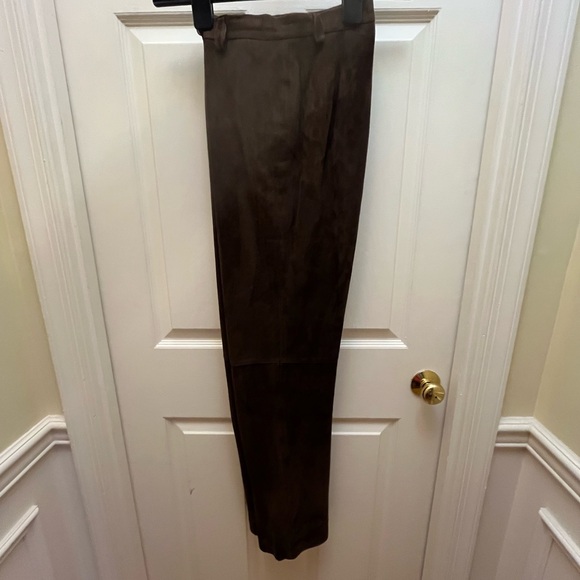 Brown suede pants - Picture 3 of 4